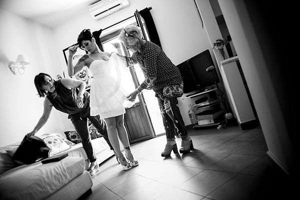 abito da sposa corto