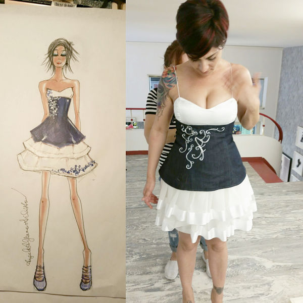 abito da sposa personalizzato