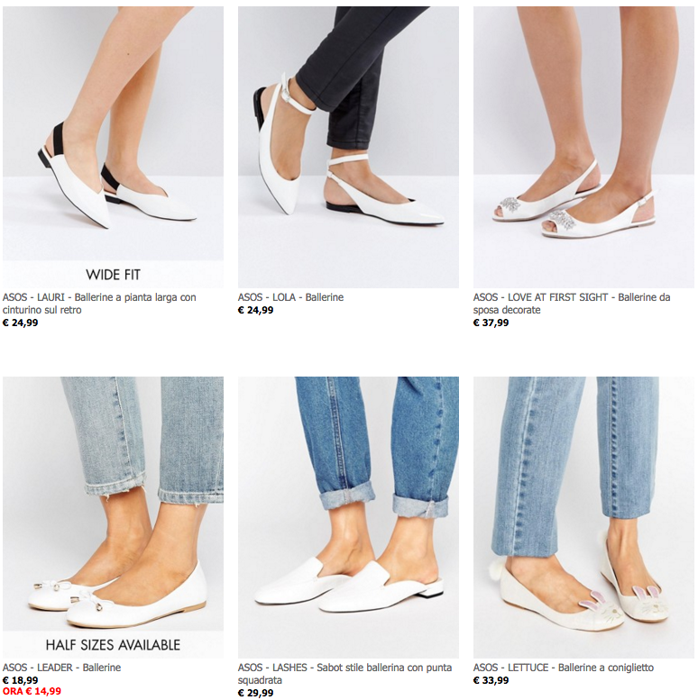ballerine asos