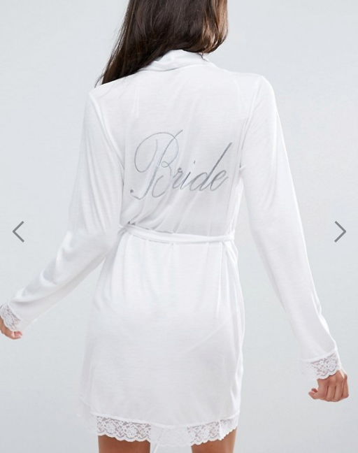 non dimenticare al matrimonio la vestaglia sposa asos