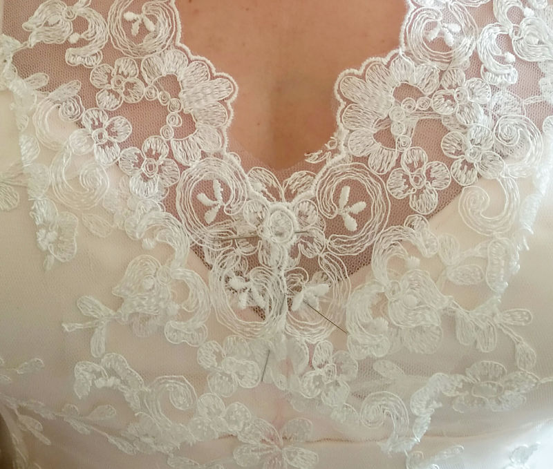 pizzo abito da sposa su misura