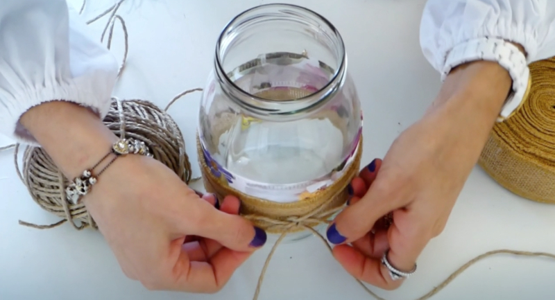 tutorial per decorare vasetti