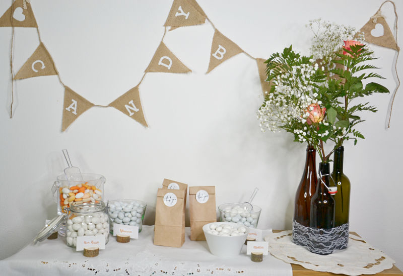 confettata fai da te vintage