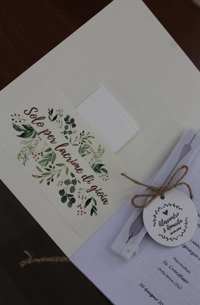 libretto messa matrimonio boho chic