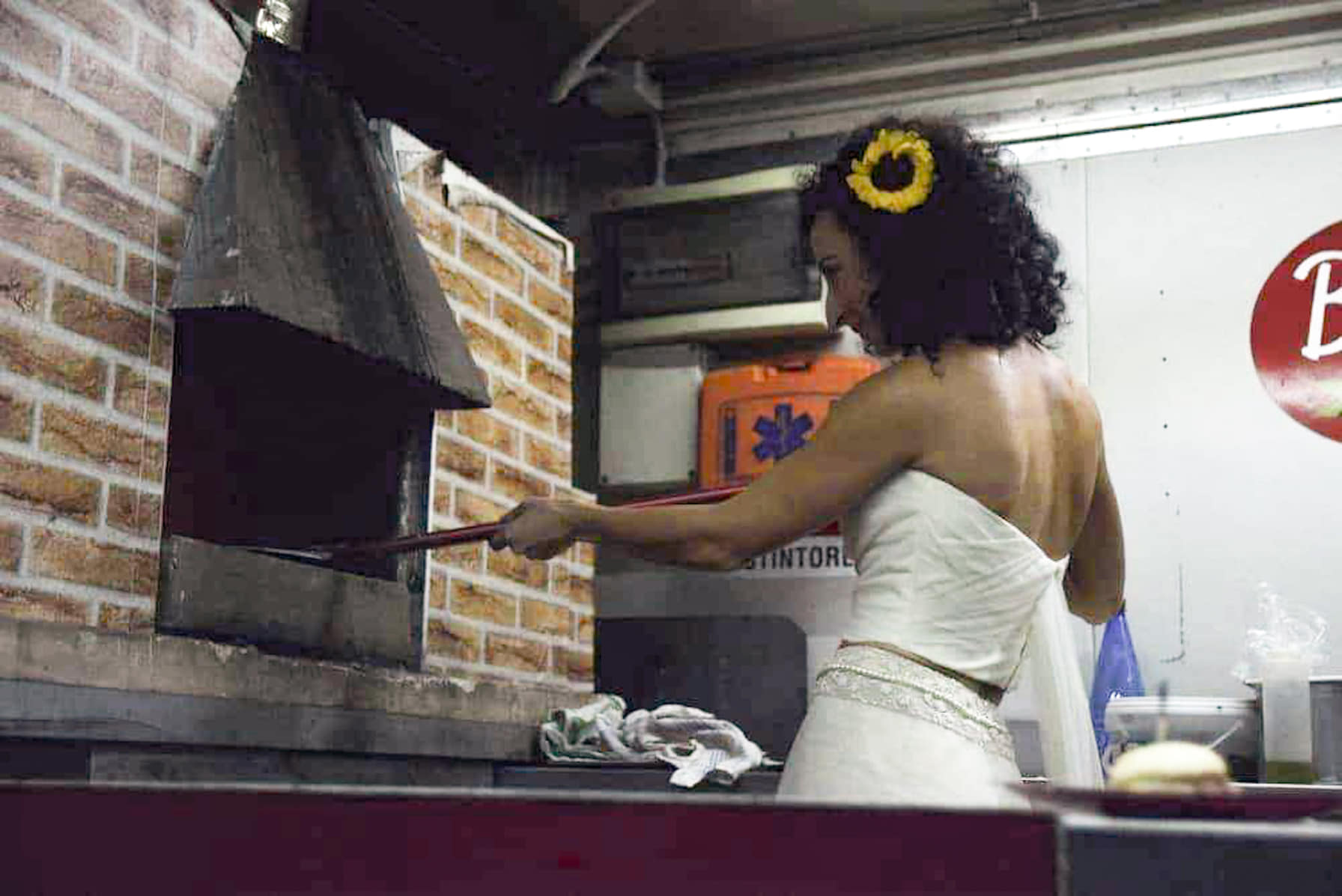 apericena matrimonio a base di pizza